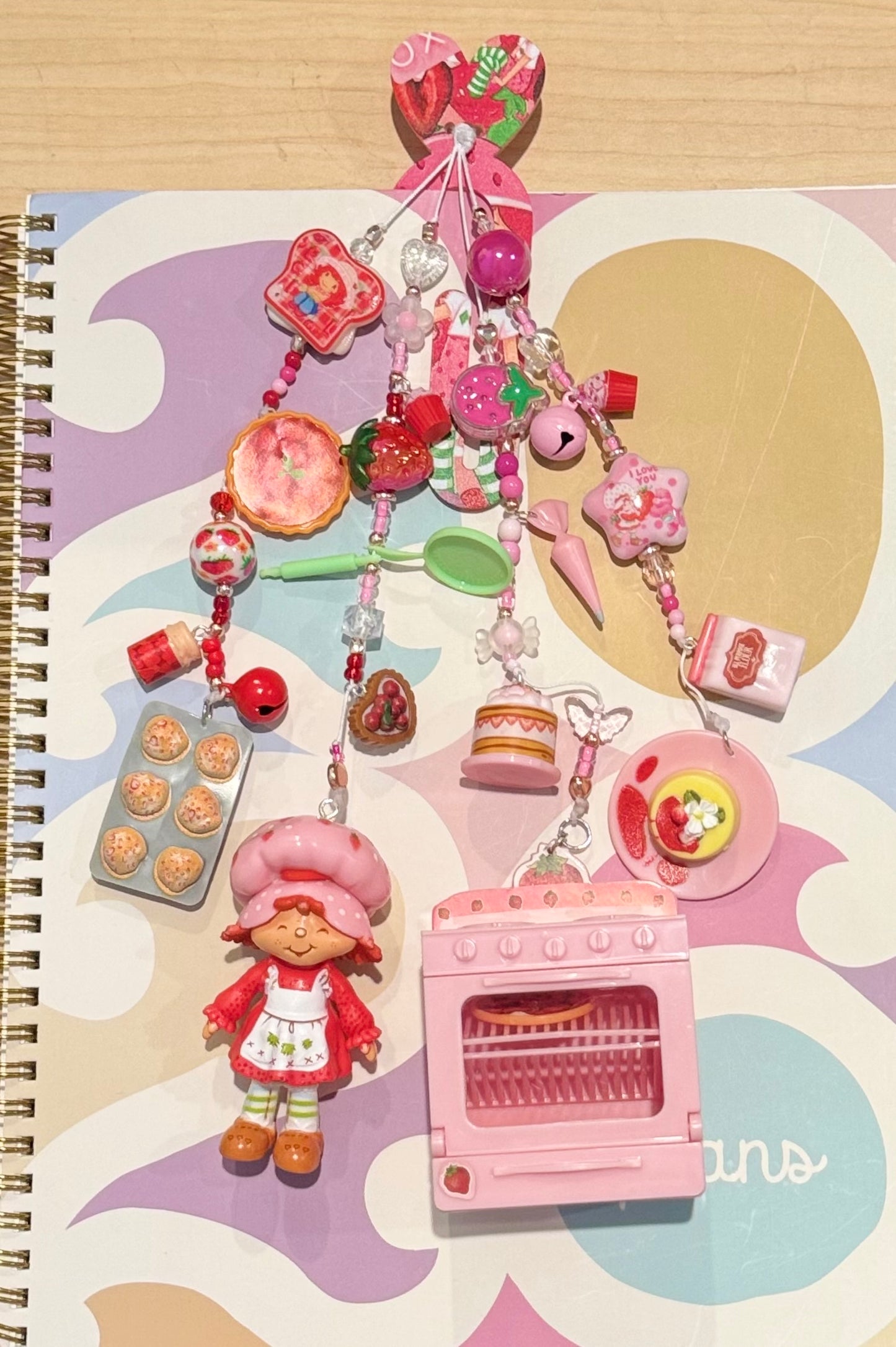 STRAWBERRY GIRL BOOKMARK BAKER