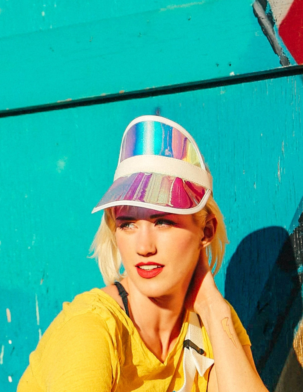 PINK FESTIVAL VISOR
