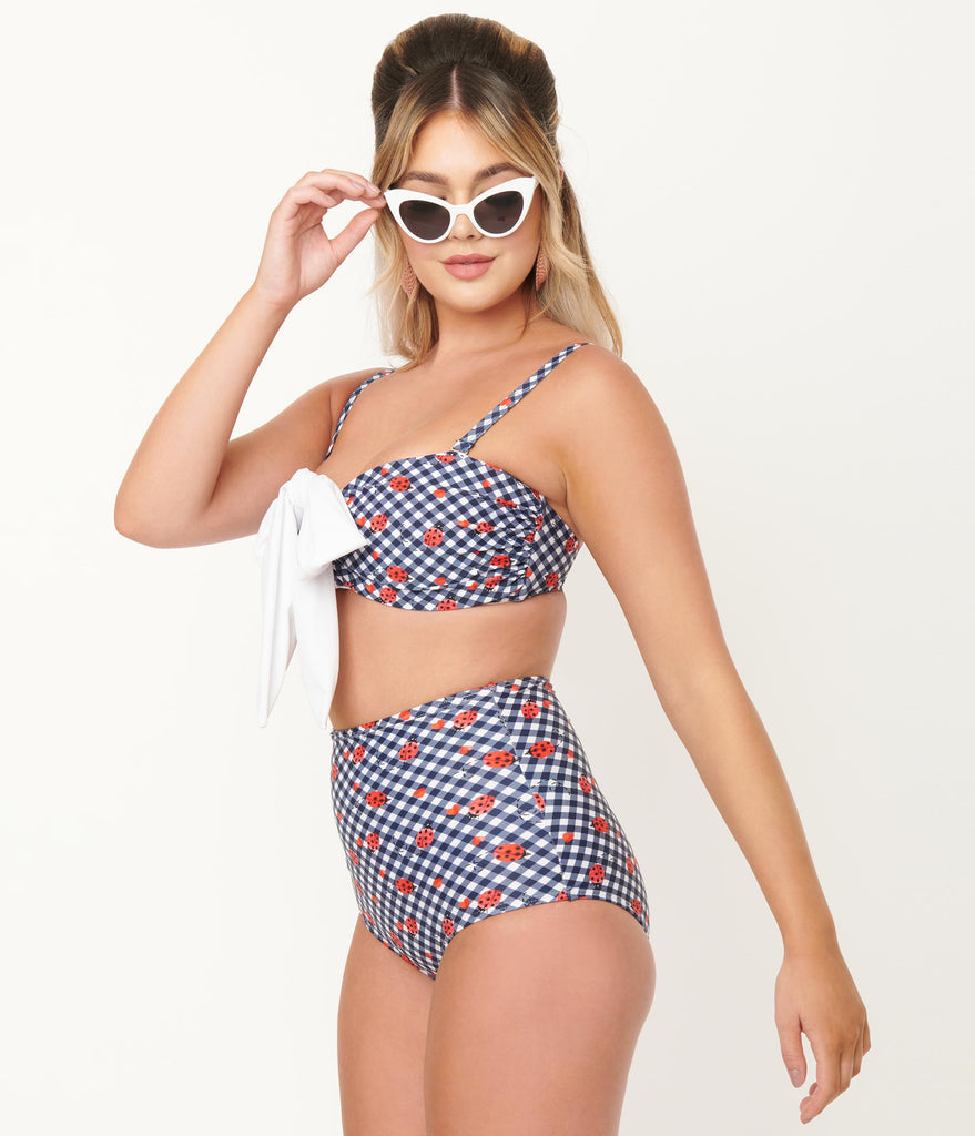 LADYBUG BIKINI TOP