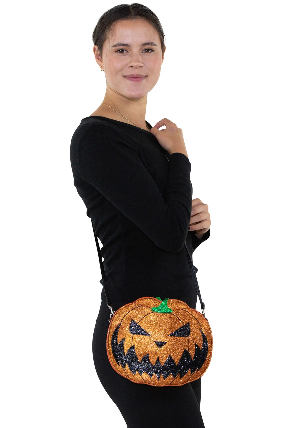 TWO FACE JACK O LANTER CROSSBODY BAG