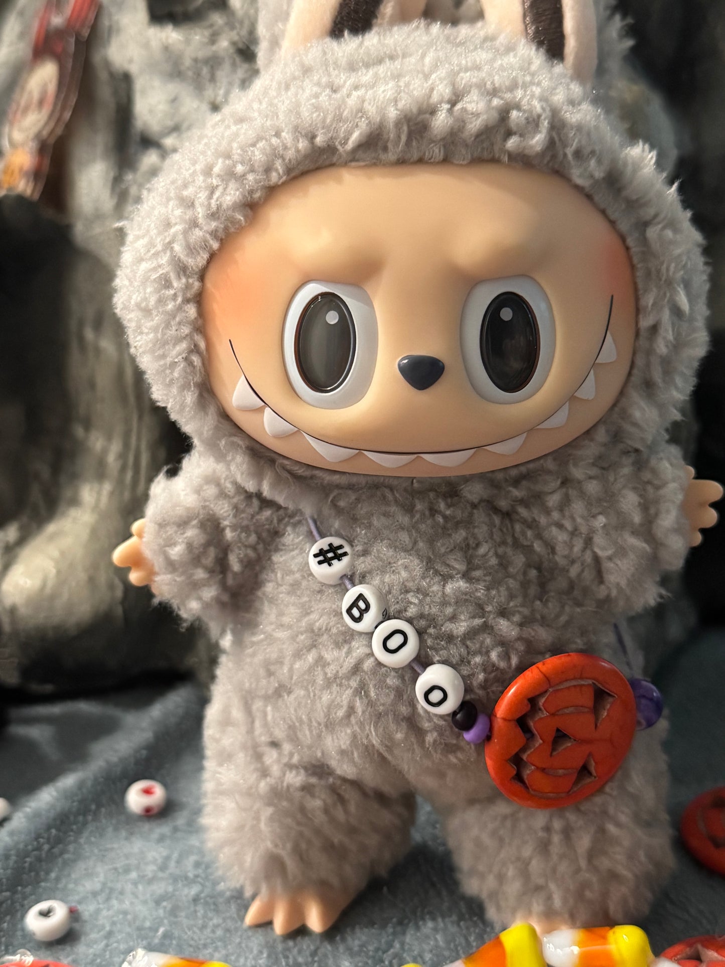 LABUBU CROSSBODY JACK O LANTERN CHARM
