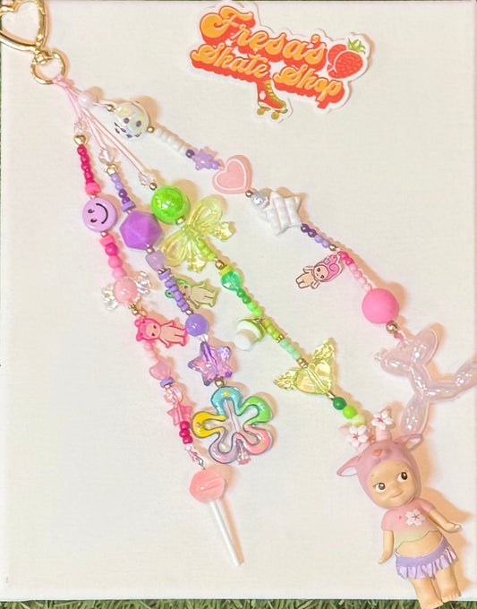 ANGEL SHES A GOAT KEYCHAIN