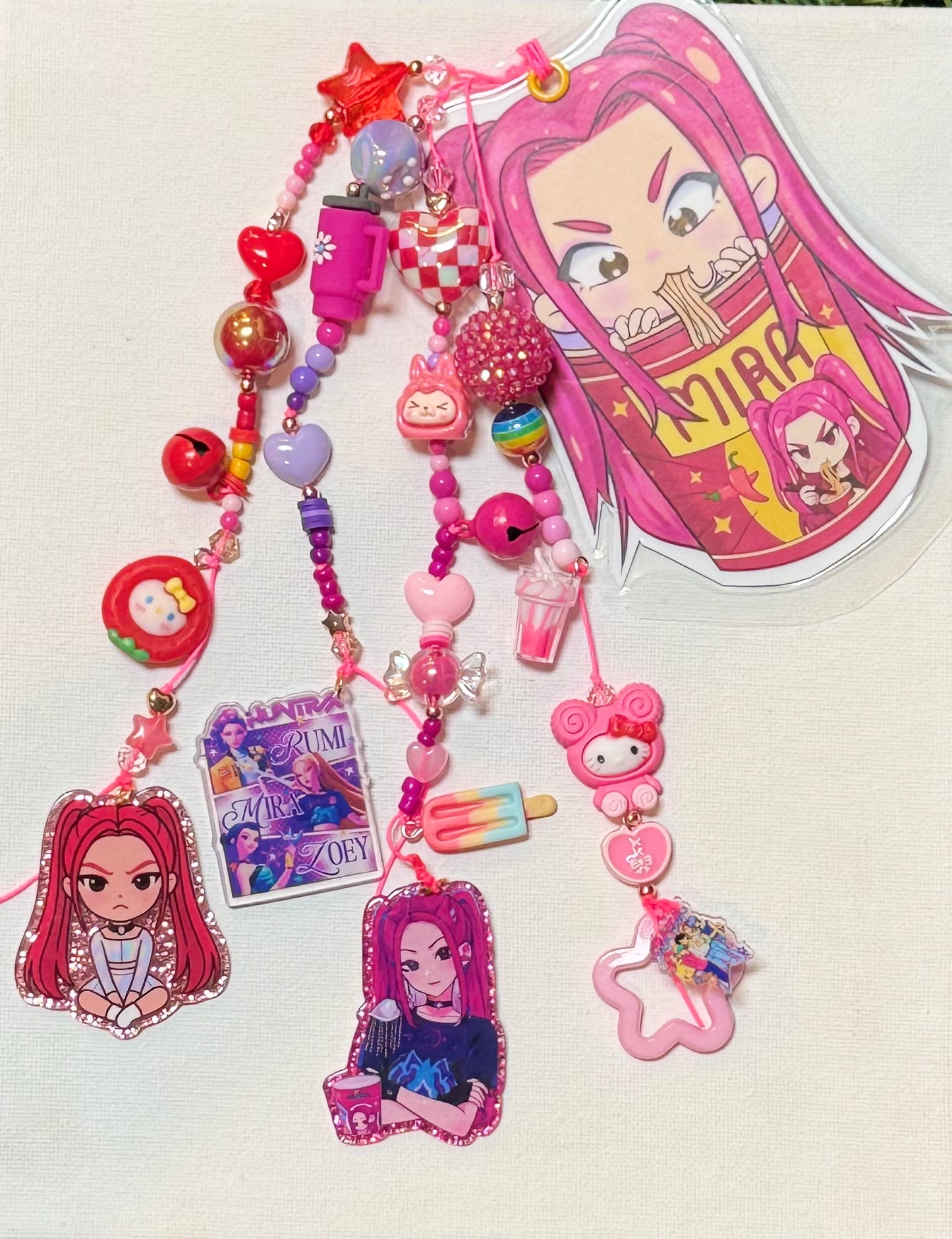 ALL ABOUT HUNTING DEMONS BOOKMARK RED