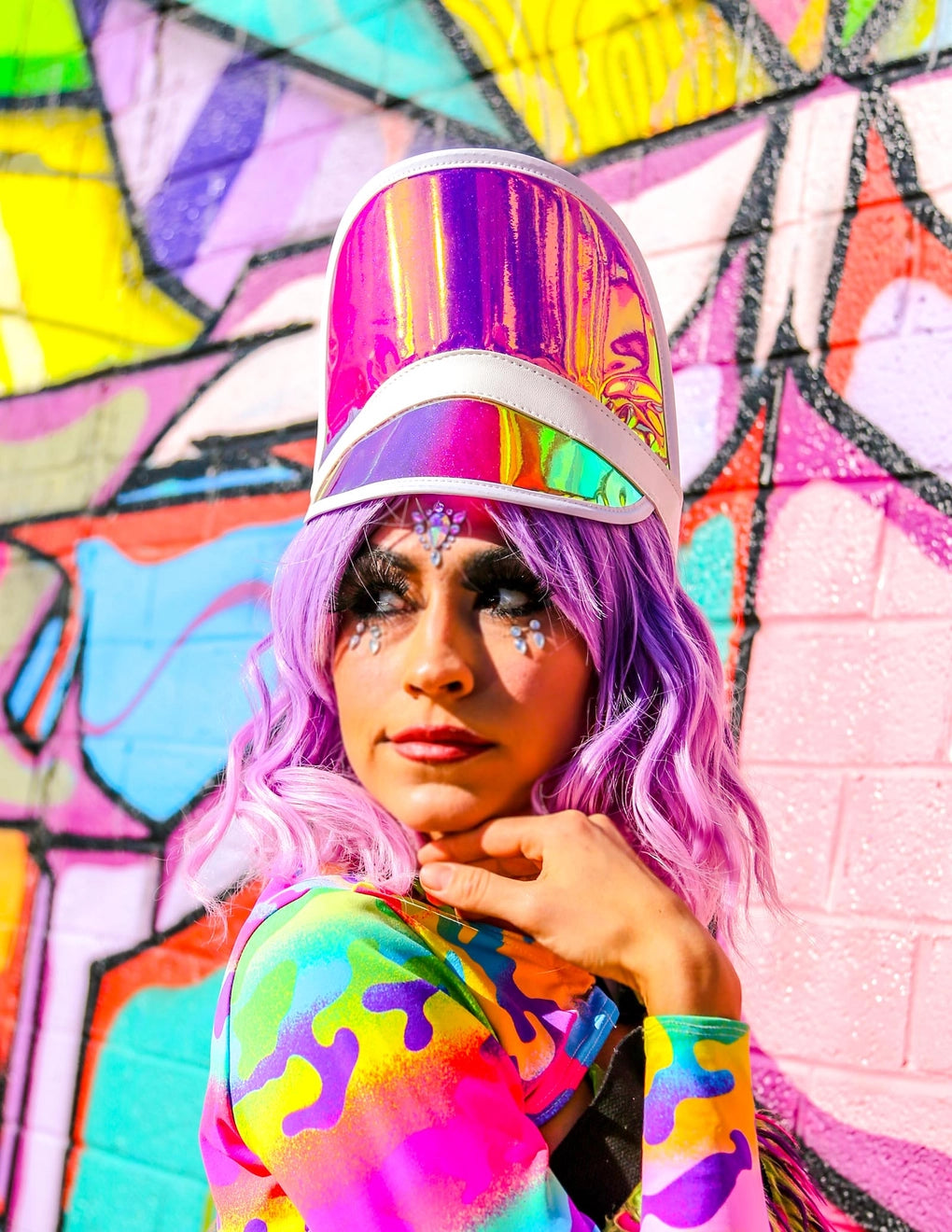 PINK FESTIVAL VISOR