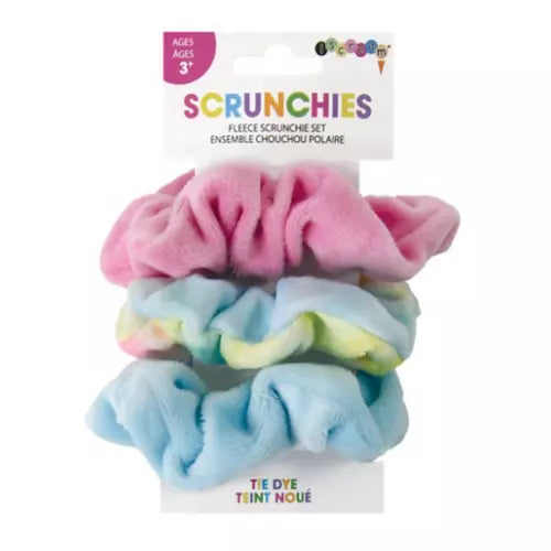 TIE DYE PATEL SCRUNCHIE SET