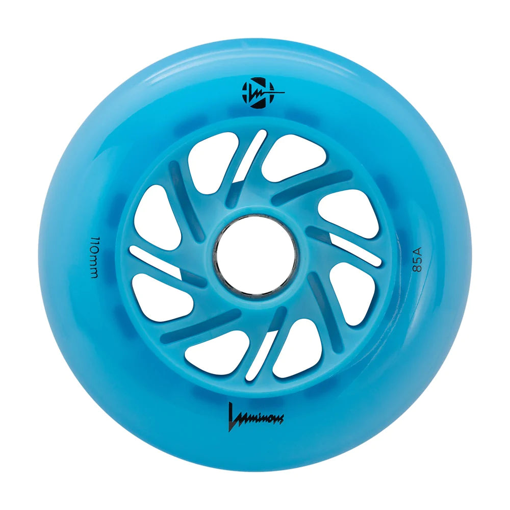 LUMINOUS INLINE LIGHT UP-PINK (110mm- 85A)(6-PACK)WHEELS