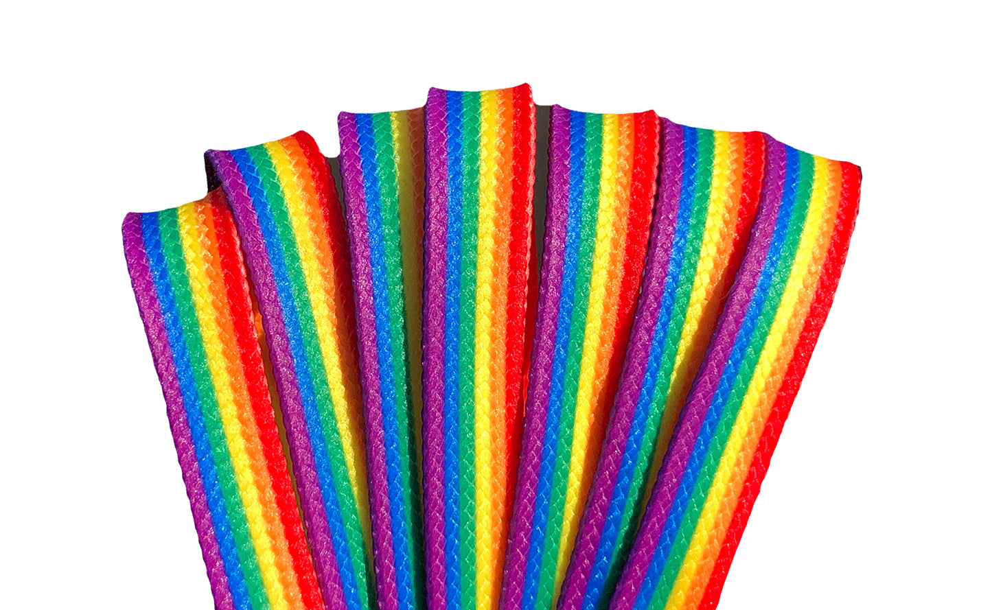 RAINBOW PRIDE STRIPE 96 INCH (244CM)-NARROW 10MM WIDE