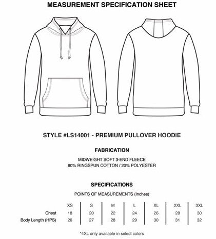 FRESA'S RETRO PULLOVER HOODIE BLACK