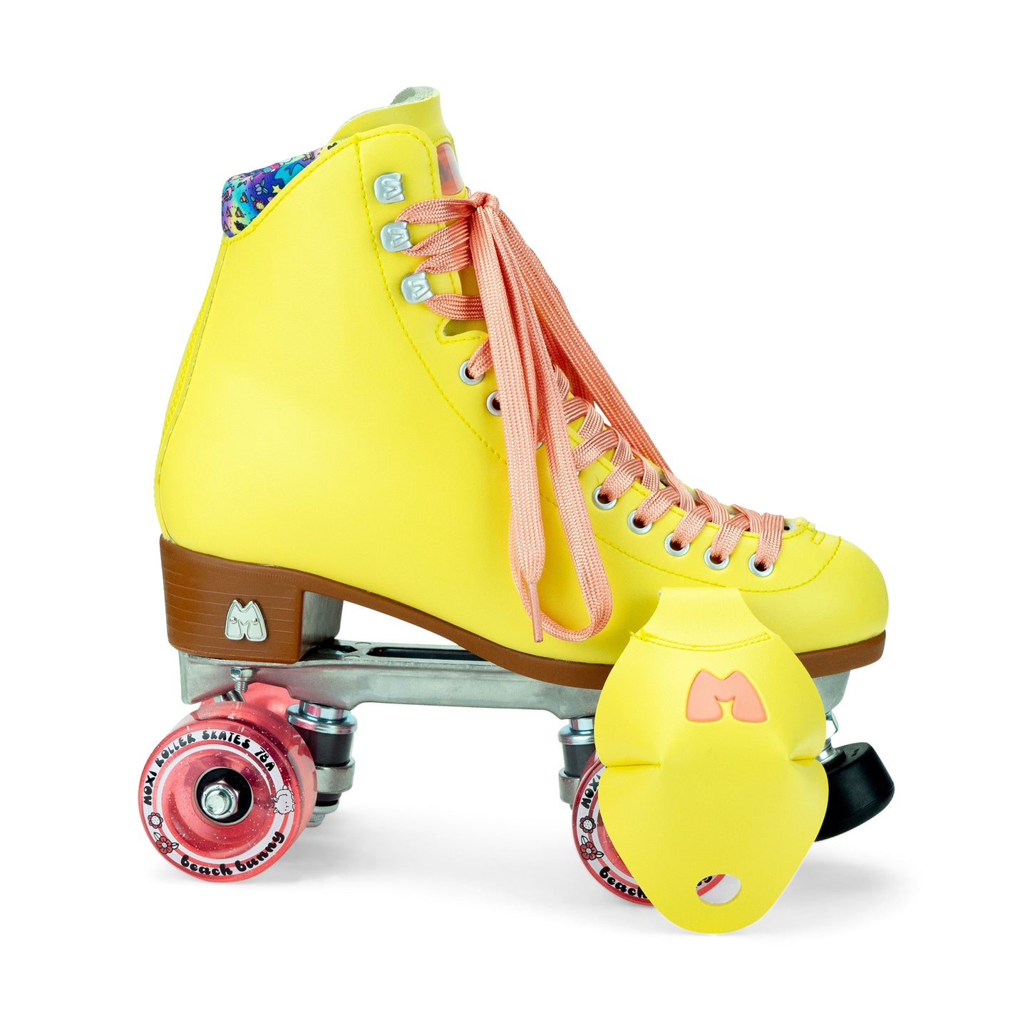 Come to Fresa's Roller Skate shop in Las Vegas and get your Moxi skates Beach Bunny.   These Yellow/Lemon Moxi Skate Beach Bunny are ready for outdoor skating.  Cruise around Las Vegas Art District or come and skate in our indoor skate ramp. Fresa's Roller Skate Shop the one skate shop in Las Vegas.  We build custome shoe roller skate, roller Skate Classes and Roller Blade classes.