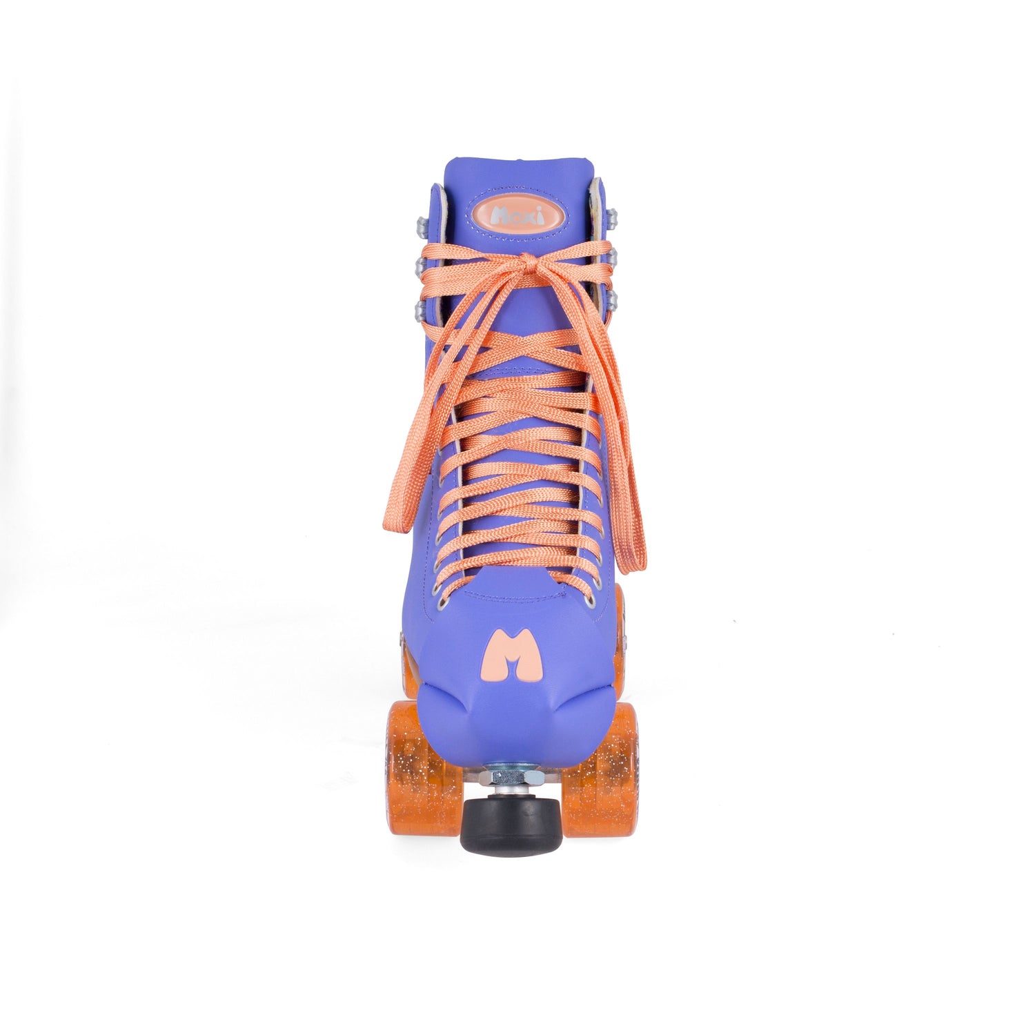 Come to Fresa's Roller Skate shop in Las Vegas and get your Moxi skates Beach Bunny.   These PERIWINKLE/purple Moxi Skate Beach Bunny are ready for outdoor skating.  Cruise around Las Vegas Art District or come and skate in our indoor skate ramp. Fresa's Roller Skate Shop the one skate shop in Las Vegas.  We build custome shoe roller skate, roller Skate Classes and Roller Blade classes.