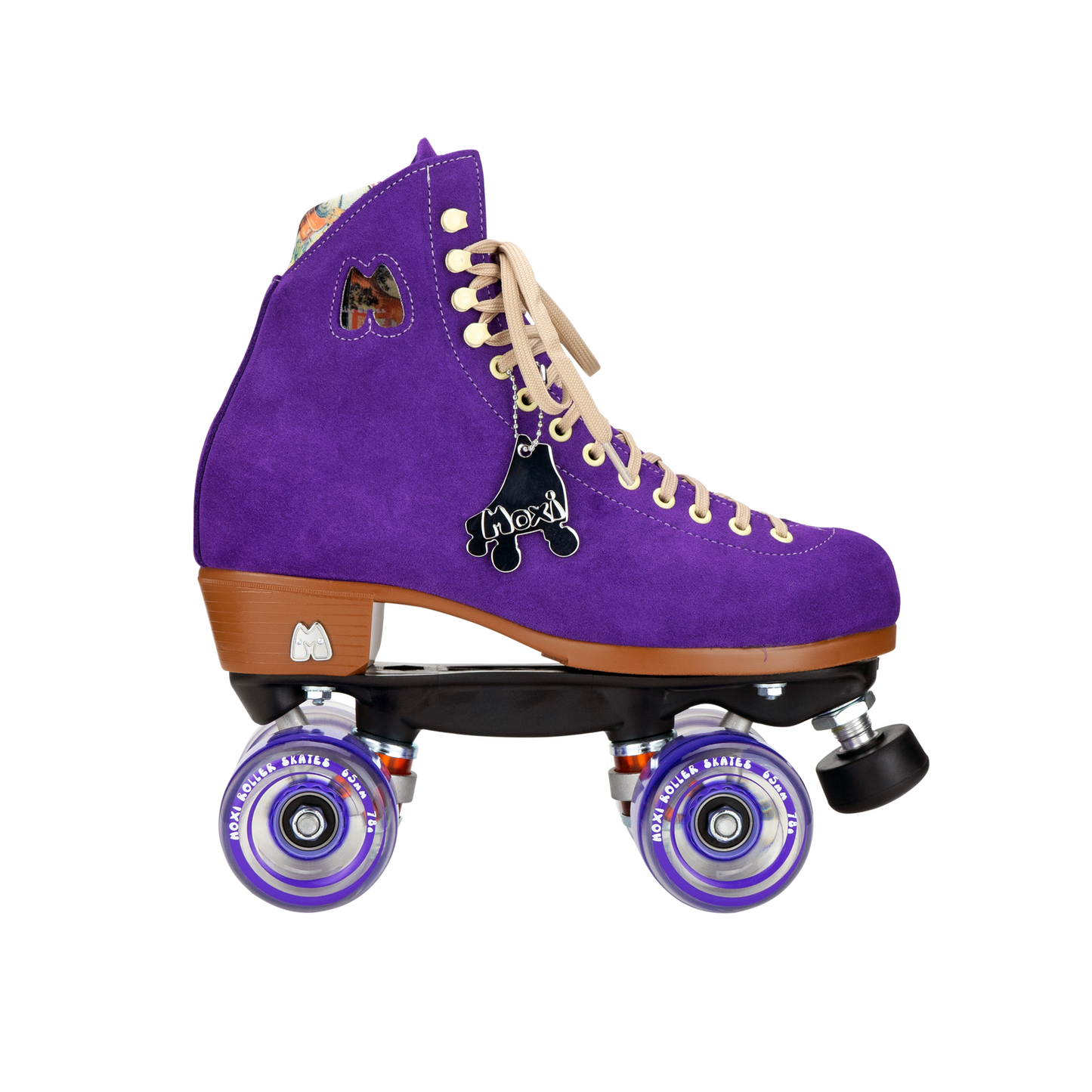 Come to Fresa's Roller Skate shop in Las Vegas and get your Moxi Lollys Skates.  These Purple Moxi Lolly Roller Skates are ready to the outdoor. Cruise around Las Vegas Art District or come and skate in our indoor skate ramp.