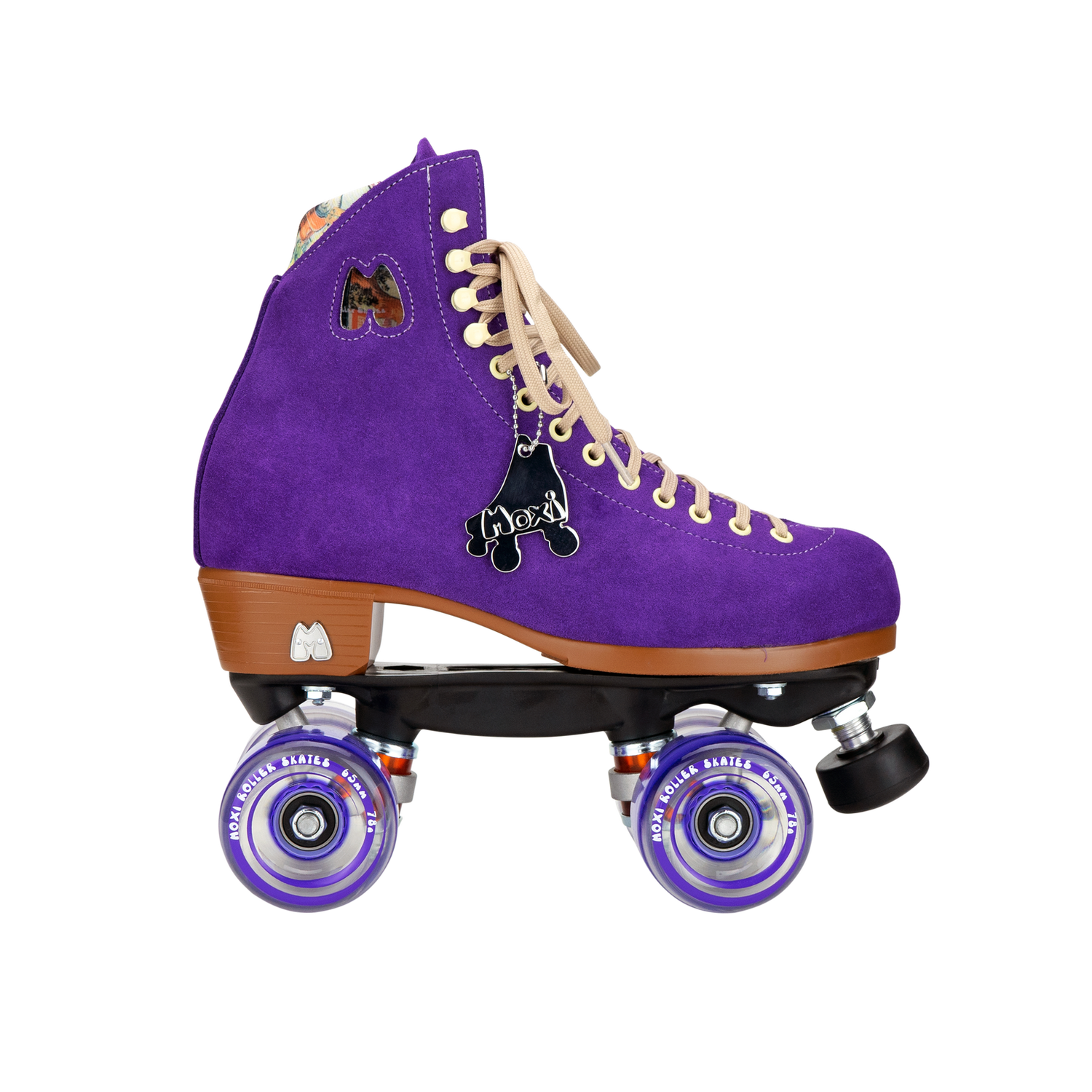 Come to Fresa's Roller Skate shop in Las Vegas and get your Moxi Lollys Skates.  These Purple Moxi Lolly Roller Skates are ready to the outdoor. Cruise around Las Vegas Art District or come and skate in our indoor skate ramp.